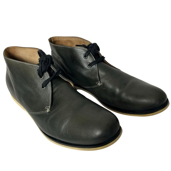 John Varvatos Ankle star USA Chukka Boots Shoes Mens 10 M Dark Green Leather main image 9